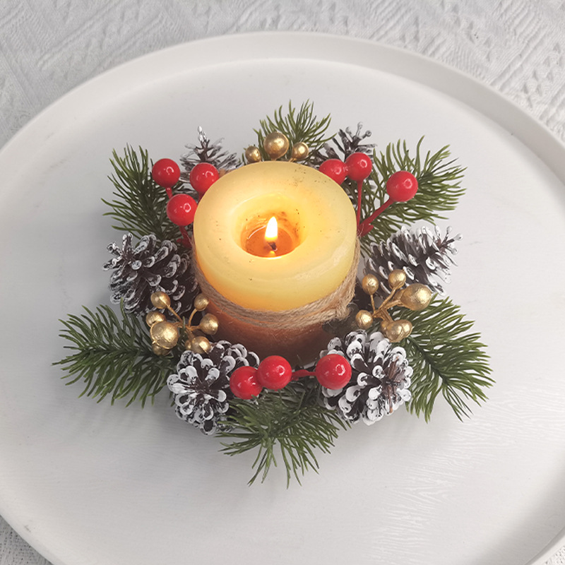 Candle Supplies Kit - 2026 Nieuwe Kerstdecoratie Benodigdheden Simulatie Dennenappel