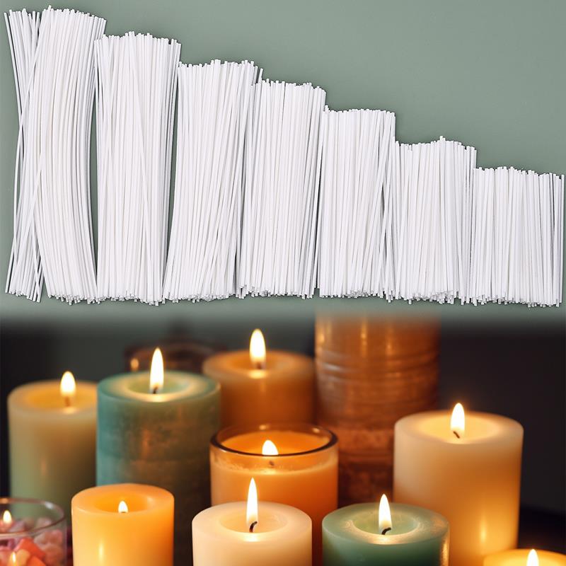 Candle Supplies Kit - 50/100 Stuks Gewaxte Katoenen Kaarsenlonten Set