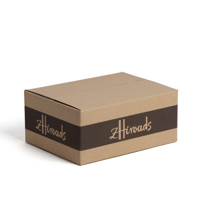Kraft Paper Box - Golfkartonnen doos, kraftpapier verzenddoos, stevige verpakkingsdoos