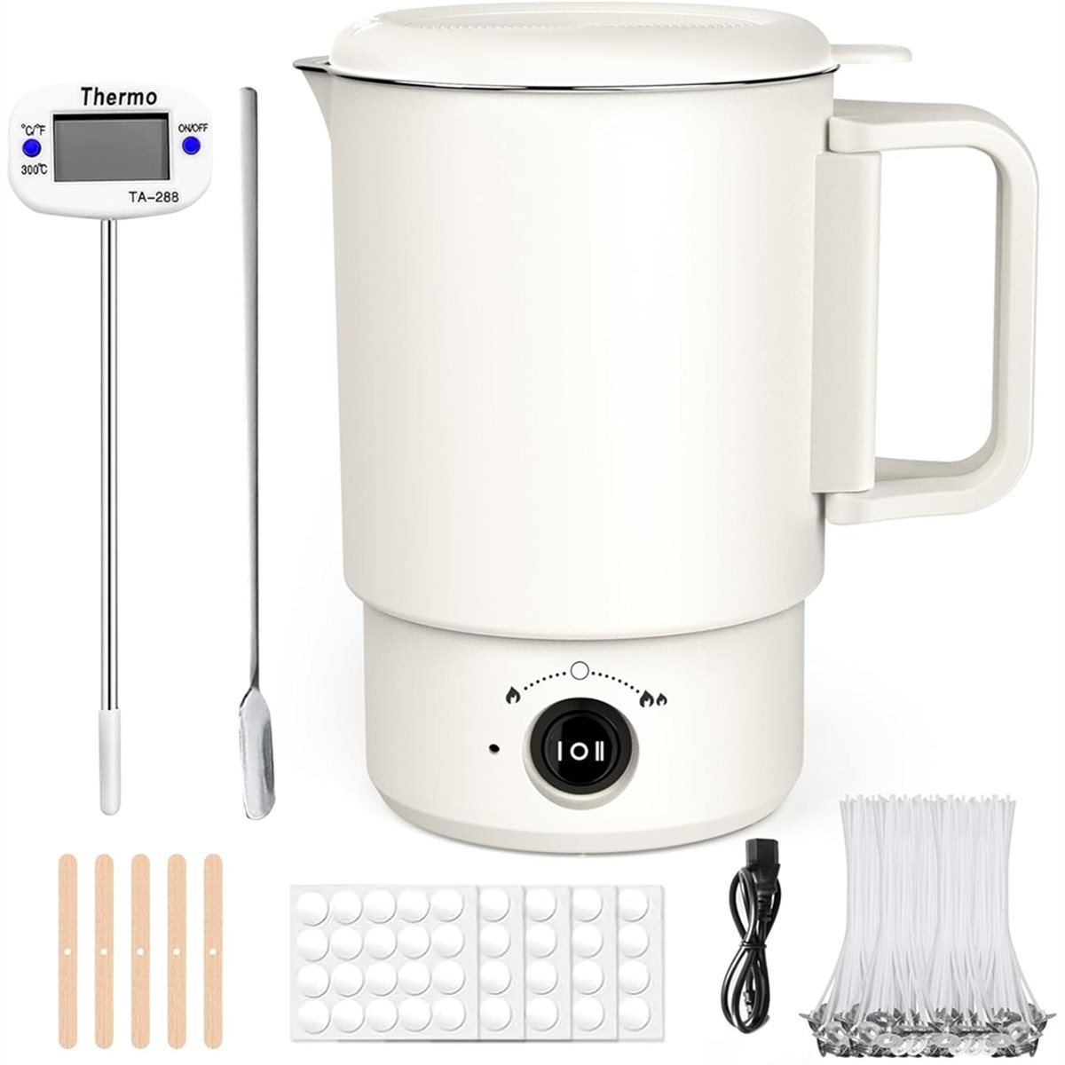 Elektrische wassmeltpotset met - Candle Supplies Uk recensie en prijs