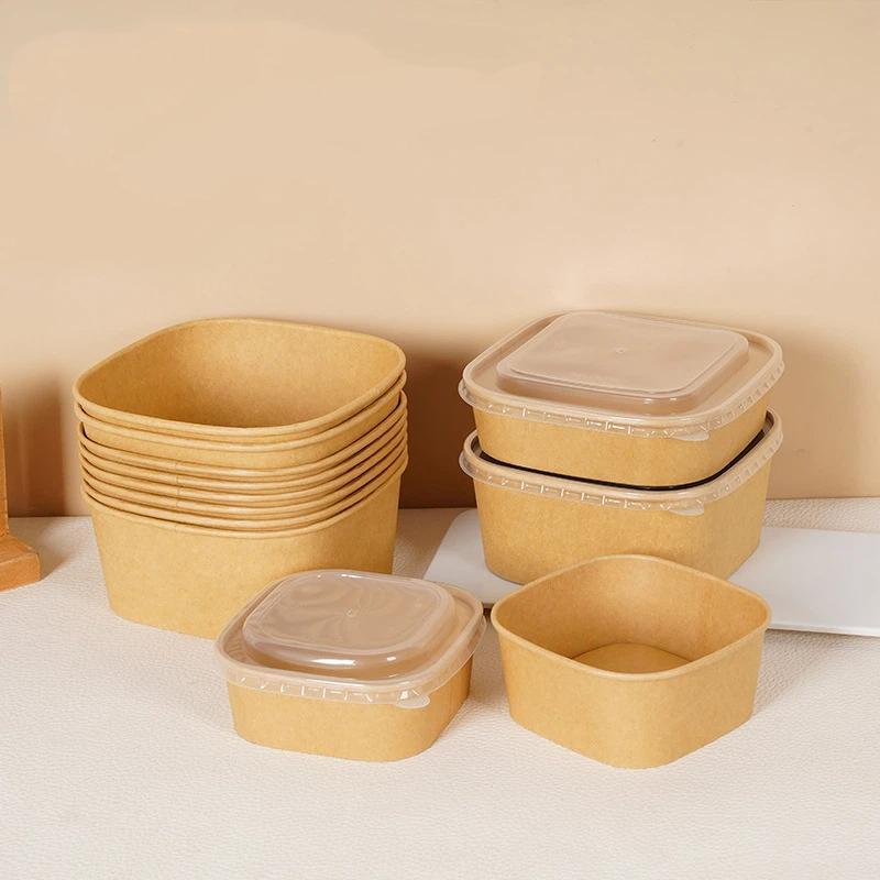 10 stuks wegwerp lunchboxen va - Kraft Paper Box recensie en prijs