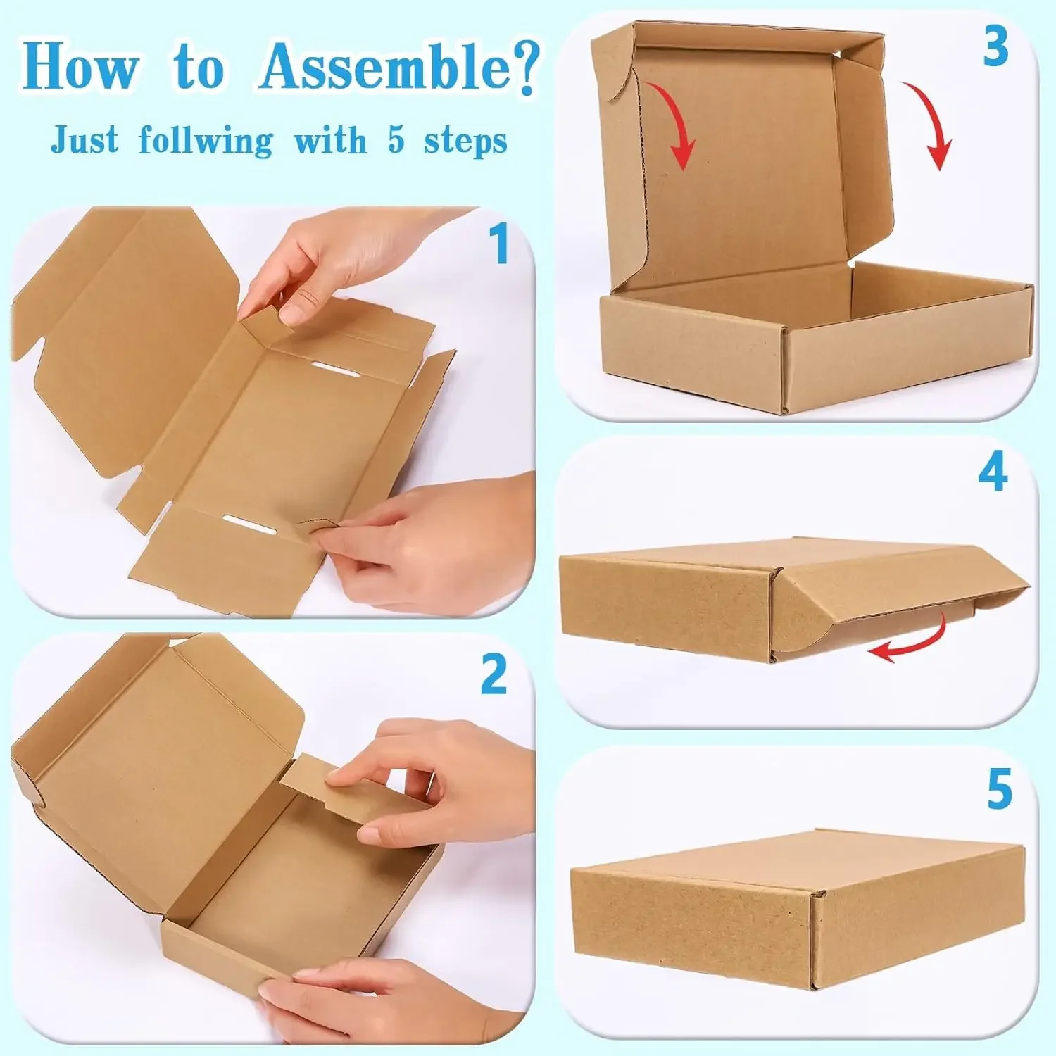 10/20 STUKS Golfkartonnen Verz - Kraft Paper Box recensie en prijs