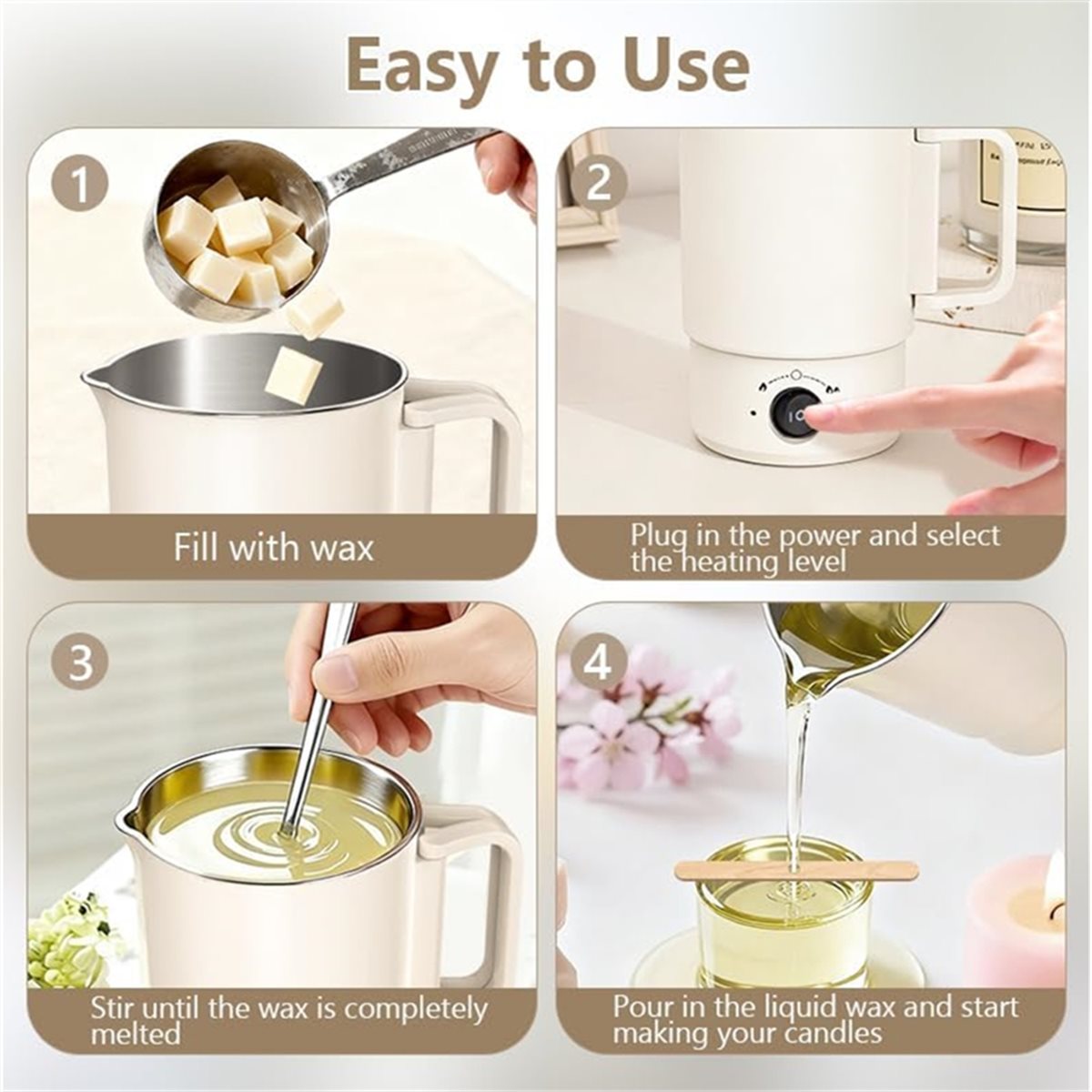 2026 Nieuwe Elektrische Wax Sm - Candle Supplies Uk recensie en prijs