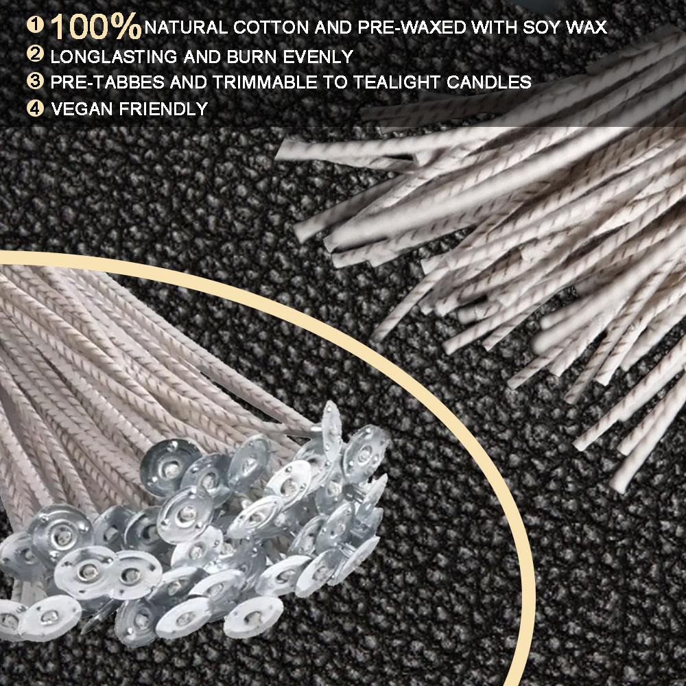 55pcs Bloem Kaars Lont Houten  - Candle Supplies Kit recensie en prijs