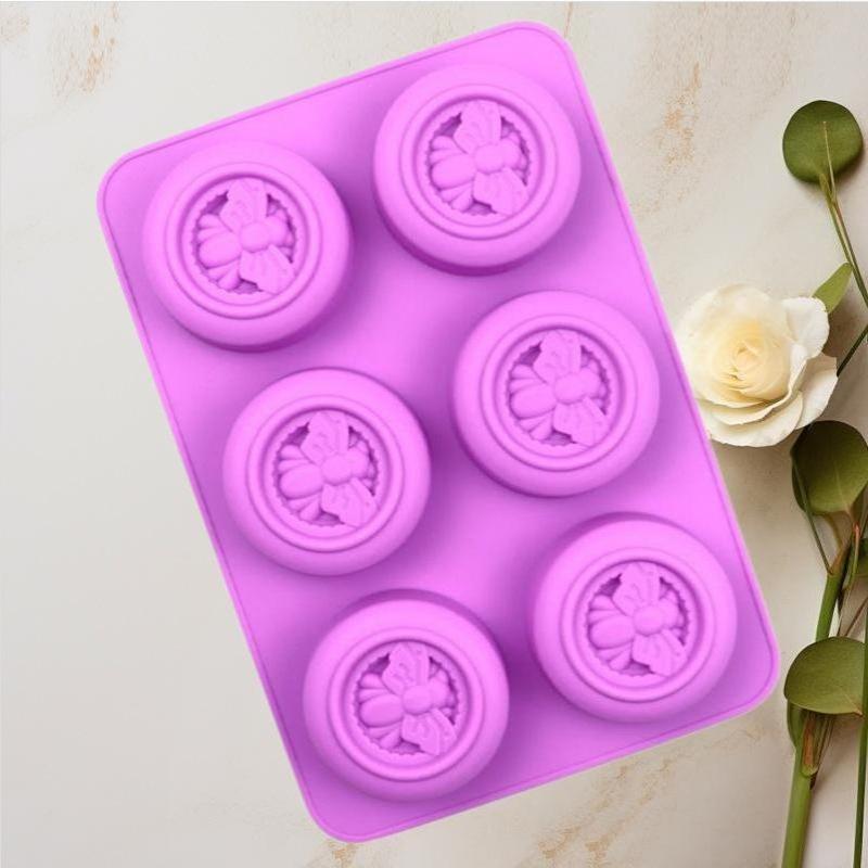 Bijenprint Ronde 6-delige sili - Candle Supplies For Business recensie en prijs